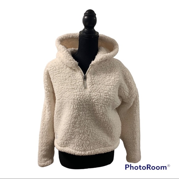 Abercrombie Kids Sherpa Hoodie - Picture 2 of 7